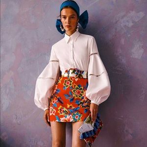 Carolina Herrera Square Buckle Belt